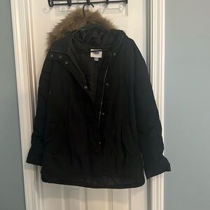 Old Navy Coat w/Faux Fur Hood